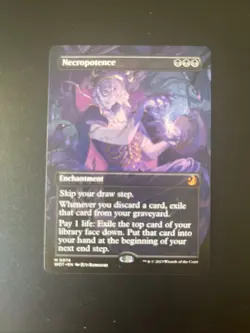 Necropotence (Anime Borderless) - Near Mint MTG - Image 1