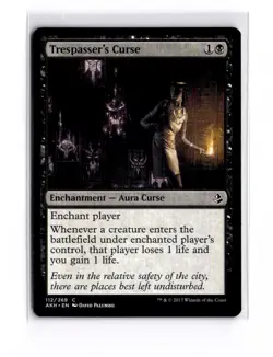 Trespasser's Curse Amonkhet NM Near Mint - Image 1
