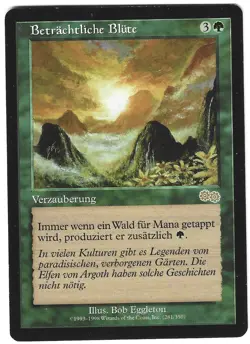 Betrachtliche Blute / Vernal Bloom - URZA's SAGA - deutsch (n-mint) * Rare * - Image 1