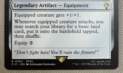 Magic the Gathering MTG - Final Fantasy 7 - Sword of the Animist - 362 - Regular - Image 3