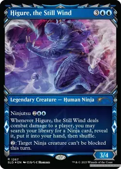 Higure, the Still Wind (Halo Foil) [SLD - 1267] - MP [Foil] TCG MTG - Image 1