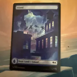 Surge Foil TMNT Full Art Island Land Magic the Gathering Mtg 306 NM A - Image 2