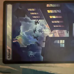 Surge Foil TMNT Full Art Island Land Magic the Gathering Mtg 306 NM A - Image 3