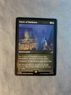 1x - Cover of Darkness - ETCHED FOIL - Assassin's Creed - NM MTG - Image 2