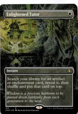 Enlightened Tutor (Borderless) [DMR - 412]Normal - Image 1