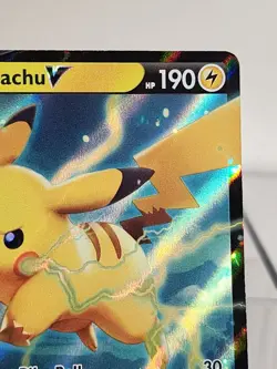 Pokemon TCG Pikachu V SWSH063 Black Star Promo Ultra Rare Near Mint - Image 4