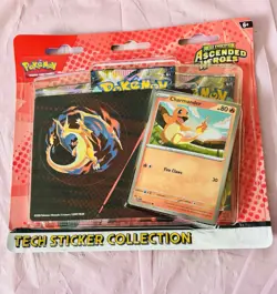 Pokemon TCG Tech Sticker Collection from Ascended Heroes ft Charmander New! - Image 1