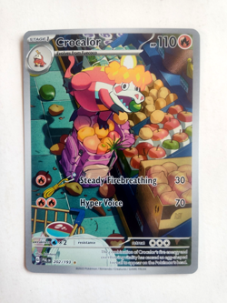 Pokemon S&V Paldea Evolved Illustration Rare Crocalor #202/193 Full Art - NM+ - Image 1