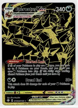 Eternatus VMAX SV122/SV122 Pokemon Sword & Shield Shining Fates Gold Secret Rare - Image 1