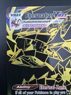 Eternatus VMAX SV122/SV122 Pokemon Sword & Shield Shining Fates Gold Secret Rare - Image 4