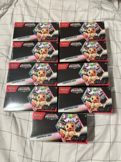 Pokemon TCG Scarlet & Violet 8.5 Prismatic Evolutions Surprise Box In Hand - Image 2