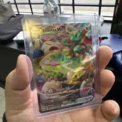 Pokemon Snorlax VMAX 142/202 Swsh01: Sword & Shield Ultra Rare Full Art Holo TCG - Image 1