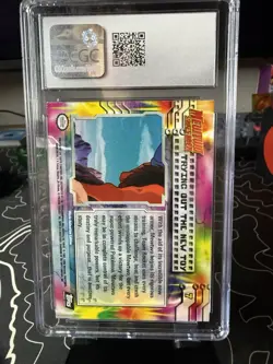 Trying Out the New Toy cgc 8 NM/MINT Pokemon Topps 1999 First Print Silver Foil - Image 2