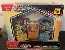 Pokemon TCG Prismatic Evolutions Poster Collection Box - Lot Of 6 + Display Box - Image 1