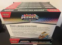 Pokemon TCG Prismatic Evolutions Poster Collection Box - Lot Of 6 + Display Box - Image 3