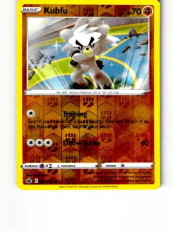 Kubfu 093/198 Common Chilling Reign Pokemon Reverse Holo Lightly Played TCG - Image 1