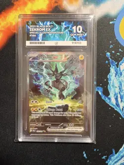 Pokemon TCG Zekrom EX SIR 166/086 Ace 10 Gem Mint - English - PSA - Image 1