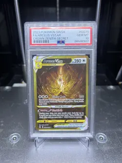 Pokemon TCG Arceus VSTAR Crown Zenith GG70/GG70 Secret Rare PSA 10 - Image 1