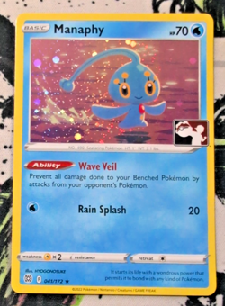 Manaphy 041/172 Holo Pokemon Play! Prize Pack Series 3 - Image 1