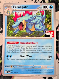 Feraligatr 041/162 Pokemon Play! Prize Pack Series 5 - Image 1