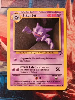 Haunter 043/130 Base Set 2 Pokemon TCG WOTC - Image 1