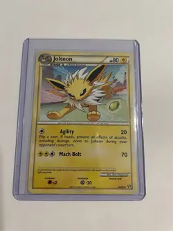 2010 Pokemon, HGSS Undaunted, #28/90 Jolteon, Uncommon - Image 1