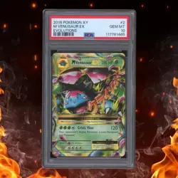Pokemon XY Evolutions M VENUSAUR EX 2/108 PSA 10 - Image 1