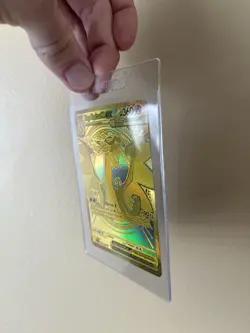 Gold Mega Charizard EX 130/094 - Pokemon Phantasmal Flames NM TO MINT - Image 3