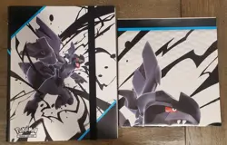 Pokemon Black Bolt Binder and Poster White Flare * BINDER & POSTER ONLY* - Image 1