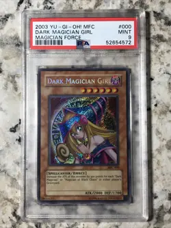 🔥2003 YU-GI-OH! MFC Dark Magician Girl Magician Force #000 PSA 9 Fresh Graded🔥 - Image 1