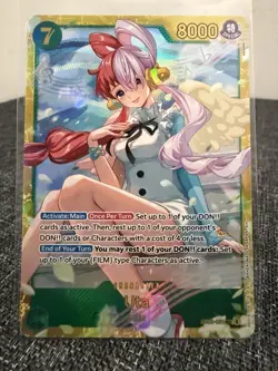 One Piece TCG Uta Secret SEC EB03-061 Secret Rare Heroines Edition English - Image 1