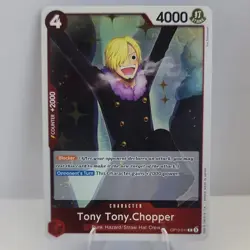Bandai One Piece CCG Tony Tony.Chopper OP10-011 Punk Hazard R Blocker Character - Image 1