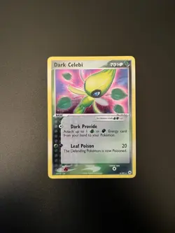 Pokemon Dark Celebi Holo Rare TCG Card #4/101 Hidden Legends Series - Image 1