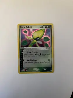 Pokemon Dark Celebi Holo Rare TCG Card #4/101 Hidden Legends Series - Image 3