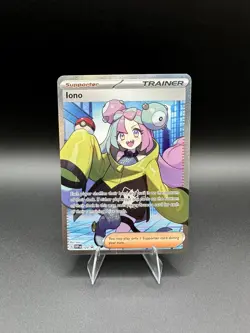 Pokemon: Iono 124 SV Scarlet & Violet Black Star Promo Full Art Trainer NM - Image 1