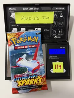 (HEAVY)🔥 22.52g Pokemon TCG Surging Sparks Booster Pack Factory Sealed✅ - Image 1