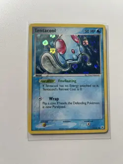 Pokemon Nintendo Tentacool 77/101 EX Hidden Legends 50 HP Holo Common Basic - Image 1