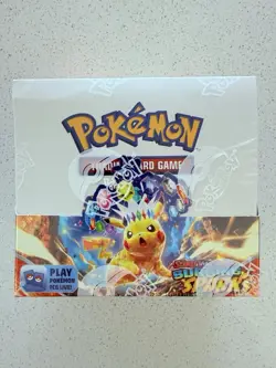 Pokemon TCG Scarlet & Violet Surging Sparks Booster Box English Pikachu NEW SEAL - Image 1