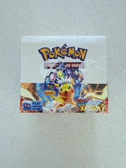 Pokemon TCG Scarlet & Violet Surging Sparks Booster Box English Pikachu NEW SEAL - Image 2