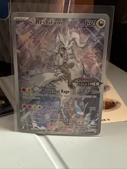 N's Reshiram 167/159 Stamped Promo Journey Together Pokemon NM - Image 1