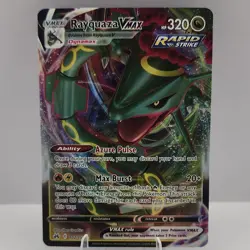 Pokemon Rayquaza VMAX Rapid Strike 102/159 Crown Zenith Ultra Rare Holo 320 HP - Image 1