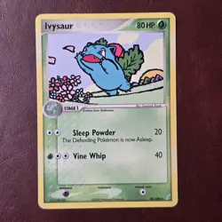 Pokemon Ivysaur 34/100 EX Crystal Guardians Uncommon *Damage* - Image 1