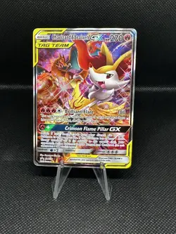 Pokemon Charizard & Braixen GX SM230 Black Star Promo - Image 1