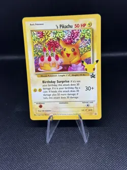 Birthday Pikachu Holo 24 Celebrations Classic Collection Pokemon 2021 NM - Image 1