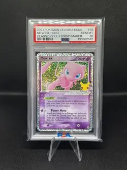 2021 POKEMON CELEBRATIONS CLASSIC COLLECTION #88 MEW EX-HOLO PSA 10 - Image 1