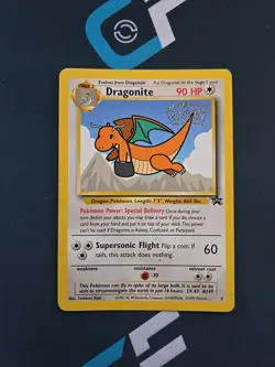 Dragonite Pokemon TCG Wotc Black Star # 5 Movie Promo - Image 1