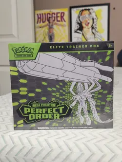 Pokemon Mega Evolution Perfect Order Elite Trainer Box ETB Tear In Plastic - Image 1