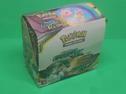 Pokemon Sun & Moon Cosmic Eclipse Empty Booster Box With EMPTY Booster Packs - Image 1