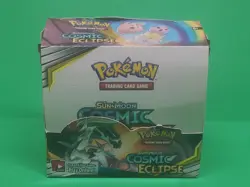 Pokemon Sun & Moon Cosmic Eclipse Empty Booster Box With EMPTY Booster Packs - Image 2