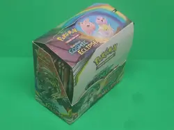 Pokemon Sun & Moon Cosmic Eclipse Empty Booster Box With EMPTY Booster Packs - Image 4
